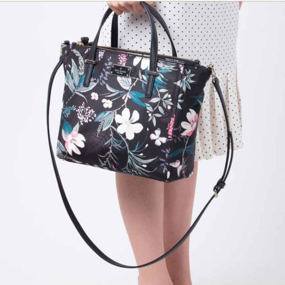 Kate Spade NWOT!!!! Wilson Road Alyse Botanical Satchel ♠️